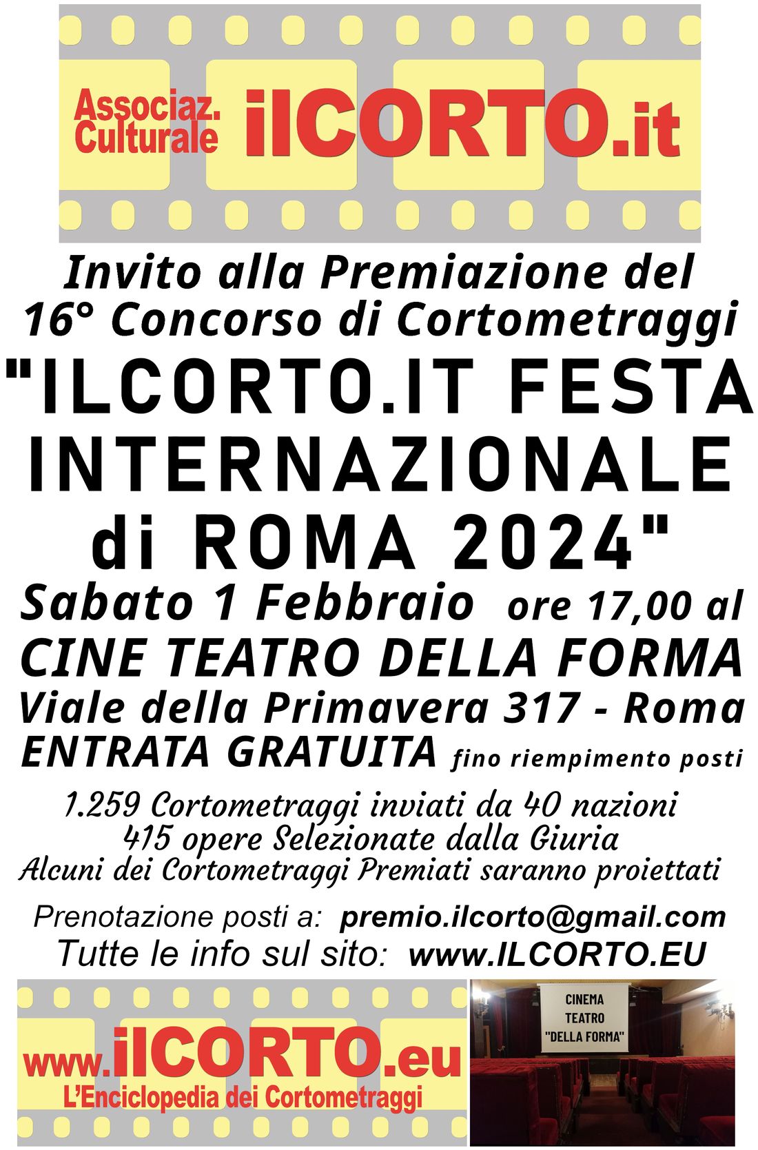 INVITO PREMIAZIONE ILCORTO 2024 sito